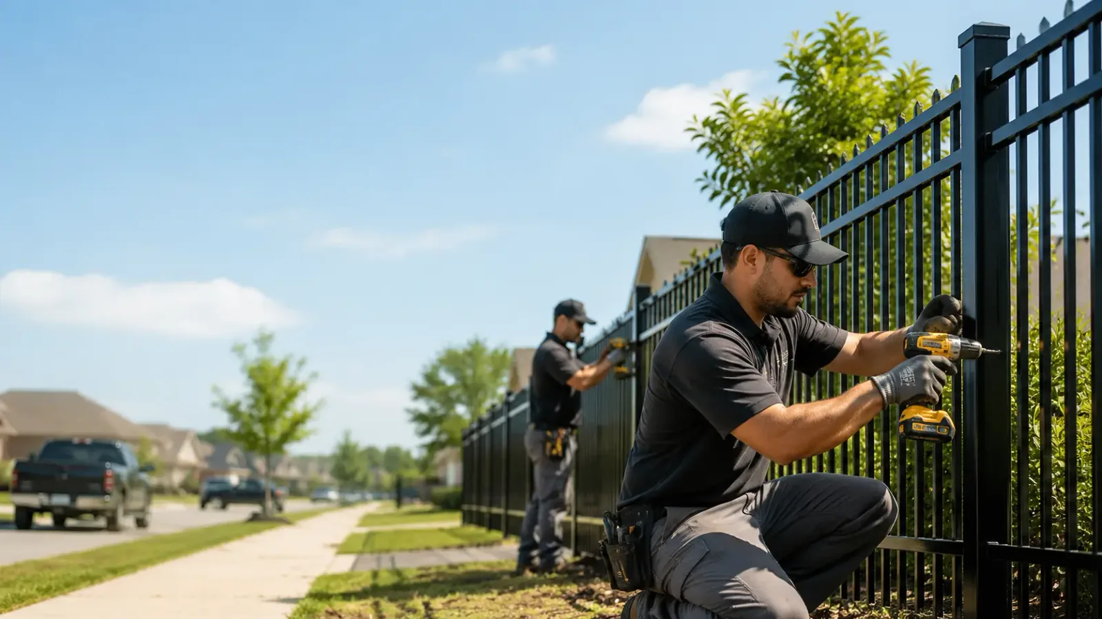 Metal Fence Installation in Santa Rosa, TX
